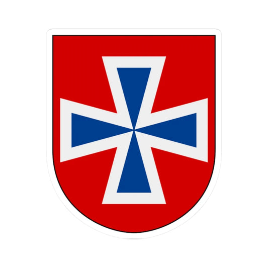 Livregementets husarer Valla skvadron vapen (Sweden) (Coat of Arms) STICKER Vinyl Kiss-Cut Decal 2 Inch White - The Sticker Space