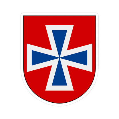 Livregementets husarer Valla skvadron vapen (Sweden) (Coat of Arms) STICKER Vinyl Kiss-Cut Decal 3 Inch White - The Sticker Space