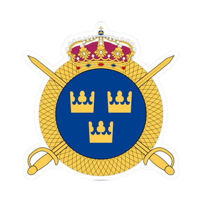 Livregementets husarer vapen (Sweden) (Coat of Arms) STICKER Vinyl Kiss-Cut Decal 2 Inch White - The Sticker Space