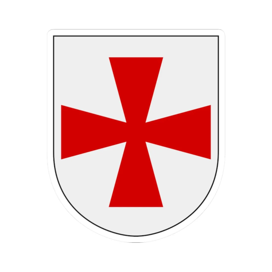 Livregementets husarer Västra Nerike skvadron vapen (Sweden) (Coat of Arms) STICKER Vinyl Kiss-Cut Decal 2 Inch White - The Sticker Space