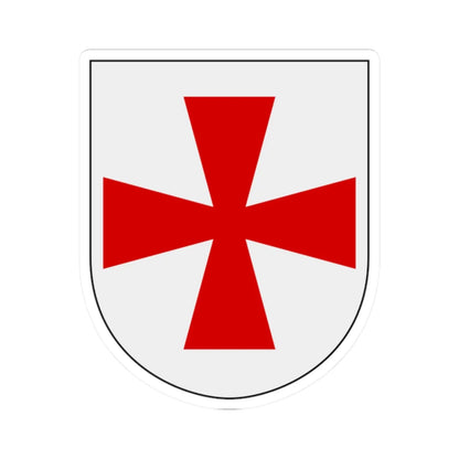 Livregementets husarer Västra Nerike skvadron vapen (Sweden) (Coat of Arms) STICKER Vinyl Kiss-Cut Decal 2 Inch White - The Sticker Space