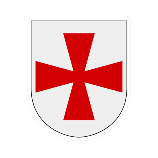 Livregementets husarer Västra Nerike skvadron vapen (Sweden) (Coat of Arms) STICKER Vinyl Kiss-Cut Decal 2 Inch White - The Sticker Space