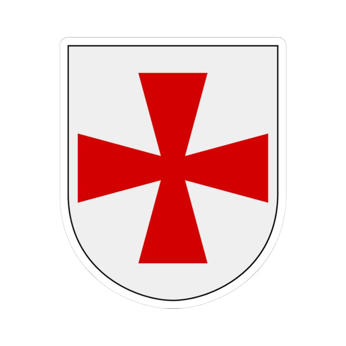 Livregementets husarer Västra Nerike skvadron vapen (Sweden) (Coat of Arms) STICKER Vinyl Kiss-Cut Decal 3 Inch White - The Sticker Space