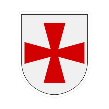 Livregementets husarer Västra Nerike skvadron vapen (Sweden) (Coat of Arms) STICKER Vinyl Kiss-Cut Decal 3 Inch White - The Sticker Space