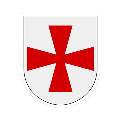 Livregementets husarer Västra Nerike skvadron vapen (Sweden) (Coat of Arms) STICKER Vinyl Kiss-Cut Decal 4 Inch White - The Sticker Space