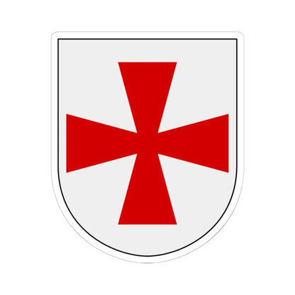 Livregementets husarer Västra Nerike skvadron vapen (Sweden) (Coat of Arms) STICKER Vinyl Kiss-Cut Decal 6 Inch White - The Sticker Space