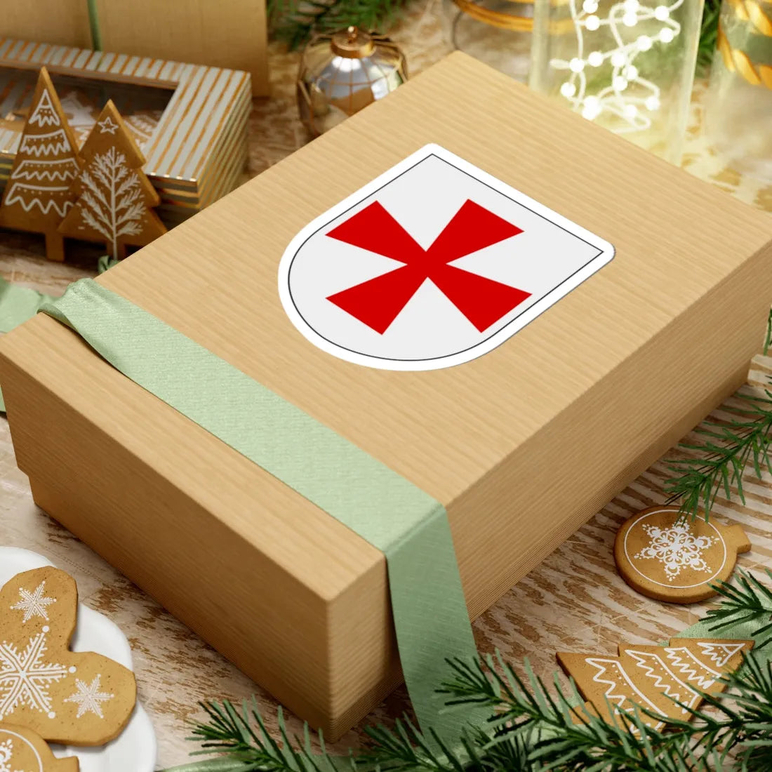 Livregementets husarer Västra Nerike skvadron vapen (Sweden) (Coat of Arms) STICKER Vinyl Kiss-Cut Decal - The Sticker Space