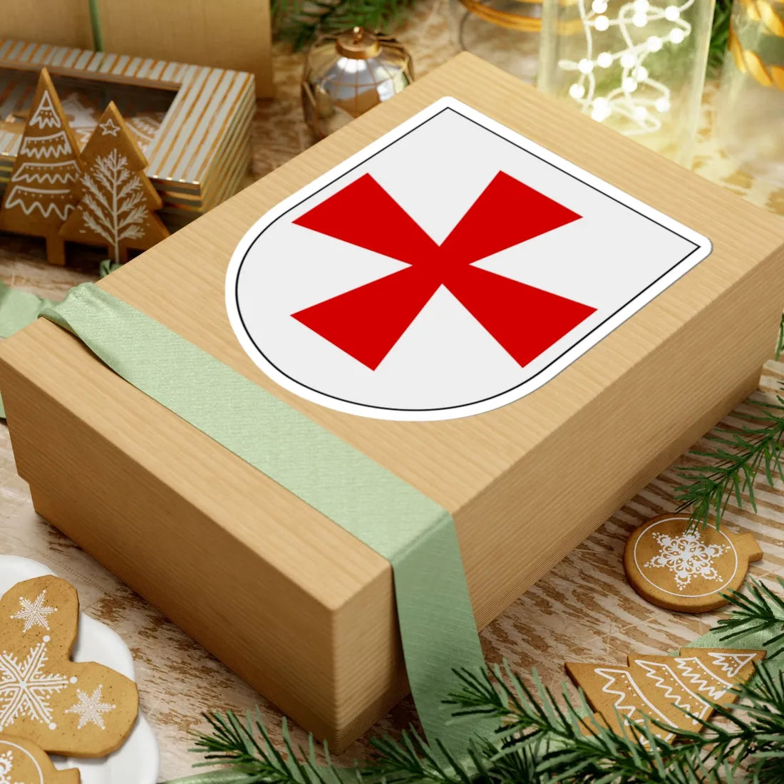 Livregementets husarer Västra Nerike skvadron vapen (Sweden) (Coat of Arms) STICKER Vinyl Kiss-Cut Decal - The Sticker Space