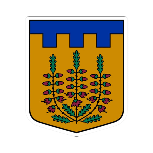 Lizuma pagasta ģerbonis (Latvia) (Coat of Arms) STICKER Vinyl Kiss-Cut Decal 2 Inch White - The Sticker Space