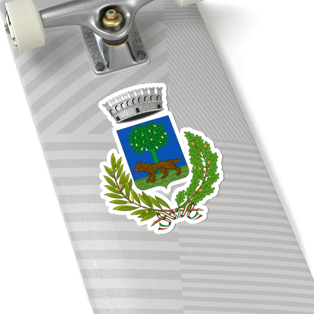 Lizzanello-Stemma (Italy) (Coat of Arms) STICKER Vinyl Kiss-Cut Decal - The Sticker Space