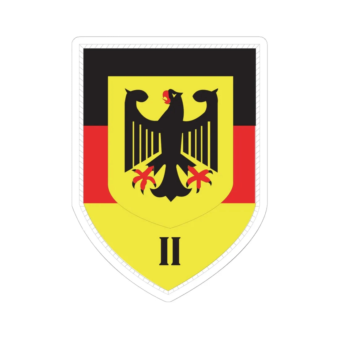 LKdo RP (Germany) (Coat of Arms) STICKER Vinyl Kiss-Cut Decal 6 Inch White - The Sticker Space