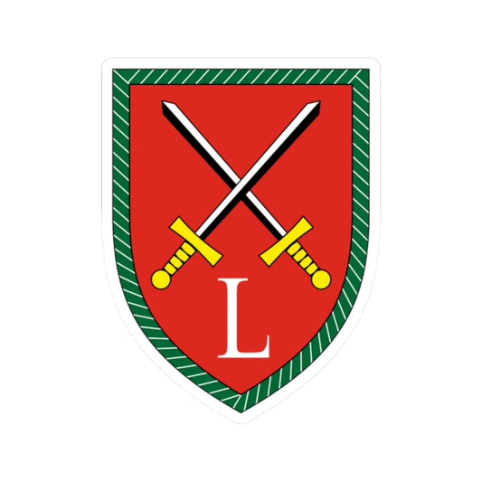 LL-LVsuKp 909 (Germany) (Coat of Arms) STICKER Vinyl Kiss-Cut Decal 2 Inch White - The Sticker Space