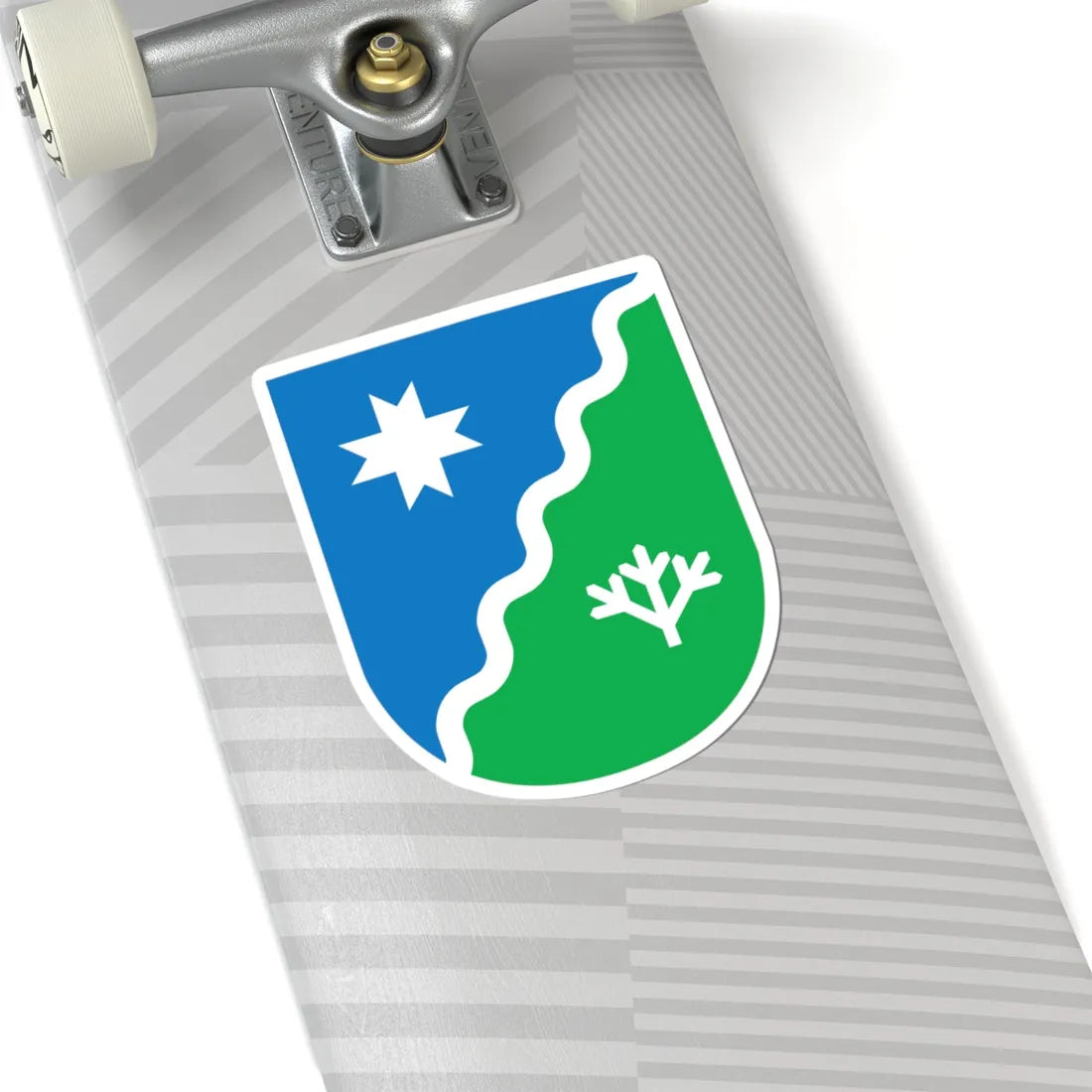 Lääne-Harju valla vapp (Estonia) (Coat of Arms) STICKER Vinyl Kiss-Cut Decal - The Sticker Space