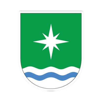 Lääne-Saare valla vapp (Estonia) (Coat of Arms) STICKER Vinyl Kiss-Cut Decal 2 Inch White - The Sticker Space