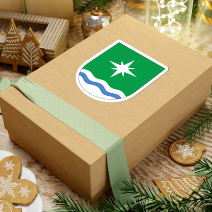 Lääne-Saare valla vapp (Estonia) (Coat of Arms) STICKER Vinyl Kiss-Cut Decal - The Sticker Space