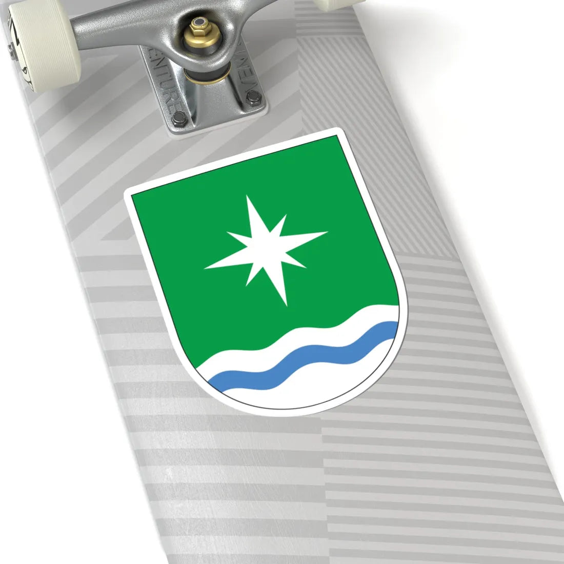 Lääne-Saare valla vapp (Estonia) (Coat of Arms) STICKER Vinyl Kiss-Cut Decal - The Sticker Space