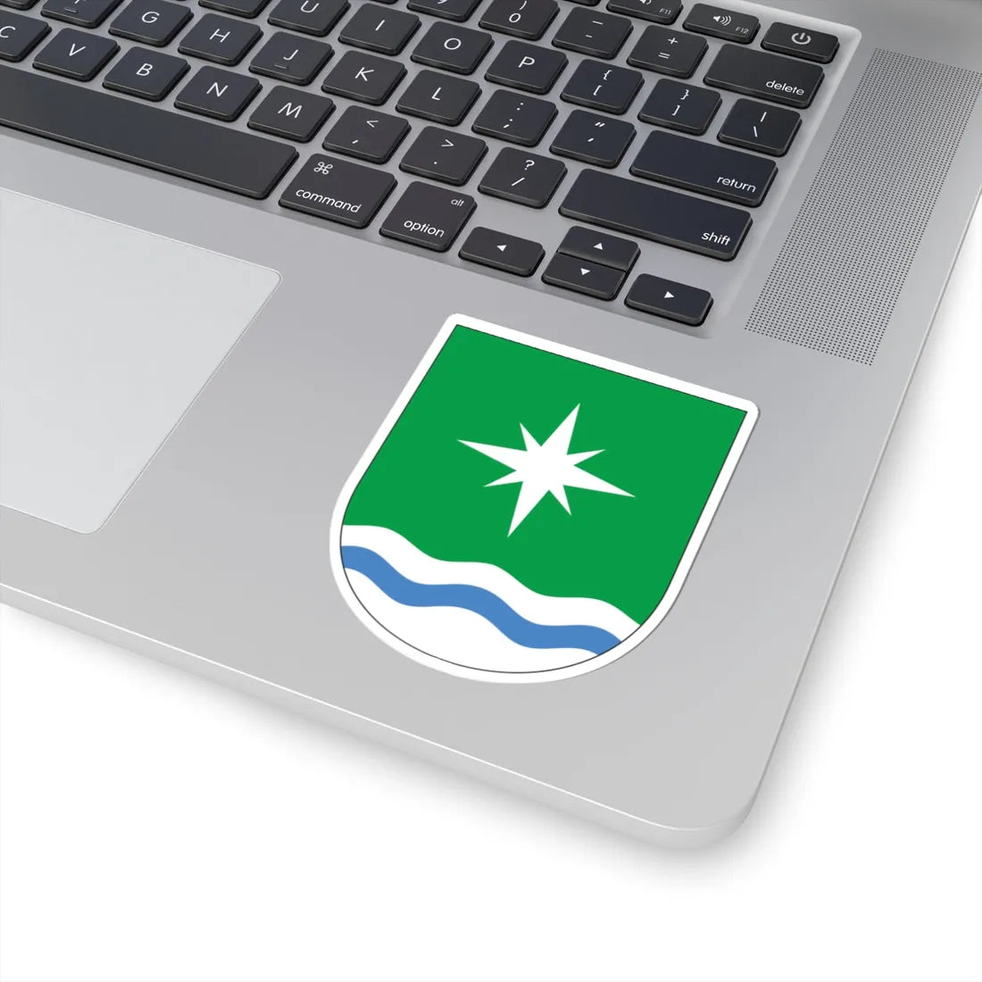 Lääne-Saare valla vapp (Estonia) (Coat of Arms) STICKER Vinyl Kiss-Cut Decal - The Sticker Space