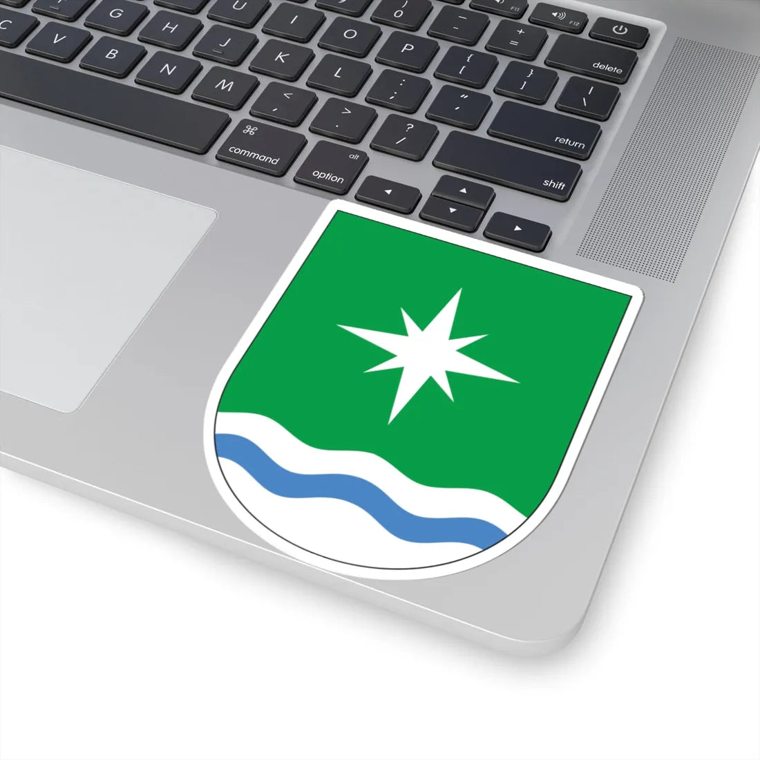 Lääne-Saare valla vapp (Estonia) (Coat of Arms) STICKER Vinyl Kiss-Cut Decal - The Sticker Space