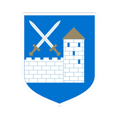 Lääne-Virumaa vapp (Estonia) (Coat of Arms) STICKER Vinyl Kiss-Cut Decal 2 Inch White - The Sticker Space