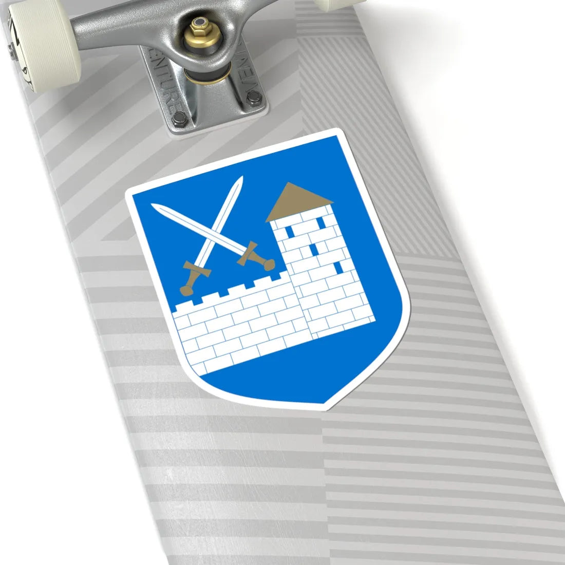 Lääne-Virumaa vapp (Estonia) (Coat of Arms) STICKER Vinyl Kiss-Cut Decal - The Sticker Space