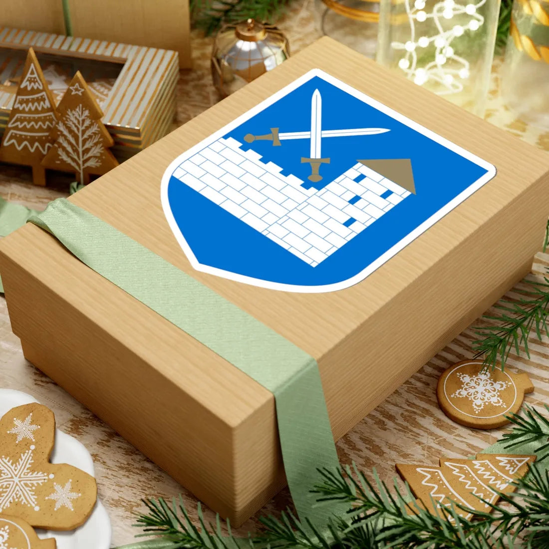 Lääne-Virumaa vapp (Estonia) (Coat of Arms) STICKER Vinyl Kiss-Cut Decal - The Sticker Space