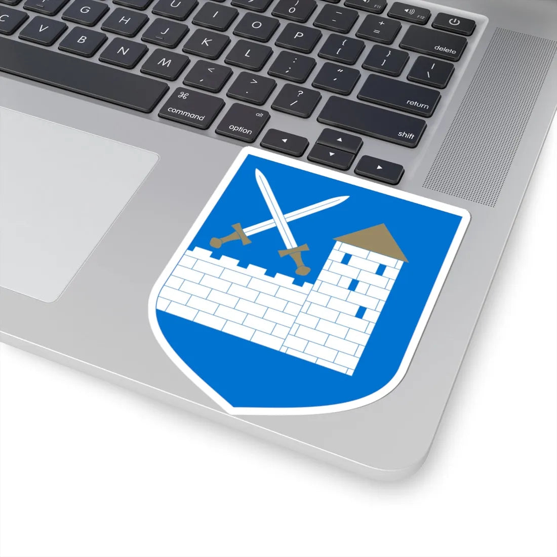 Lääne-Virumaa vapp (Estonia) (Coat of Arms) STICKER Vinyl Kiss-Cut Decal - The Sticker Space