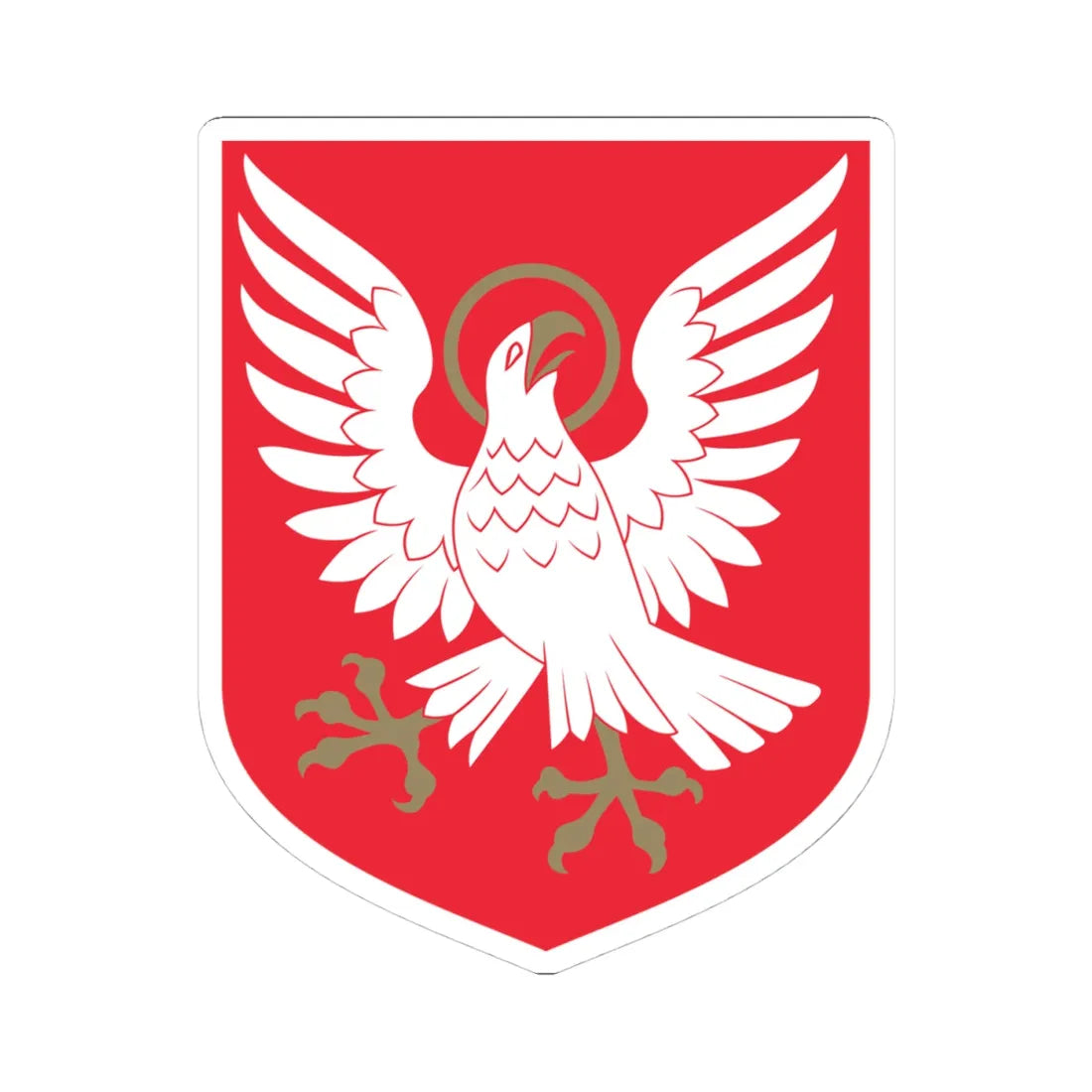 Läänemaa vapp (Estonia) (Coat of Arms) STICKER Vinyl Kiss-Cut Decal 4 Inch White - The Sticker Space