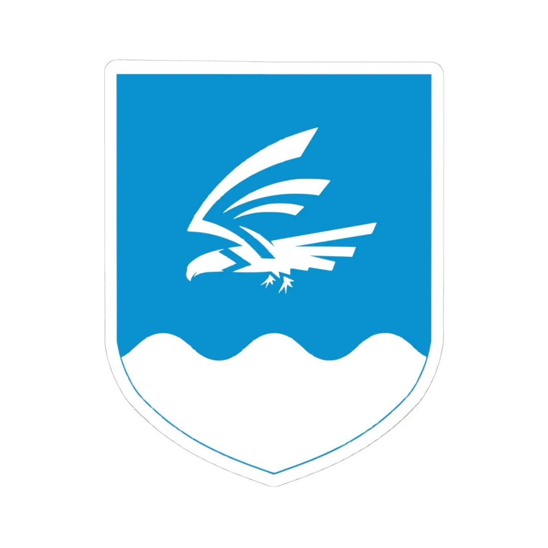 Lääneranna valla vapp (Estonia) (Coat of Arms) STICKER Vinyl Kiss-Cut Decal 4 Inch White - The Sticker Space