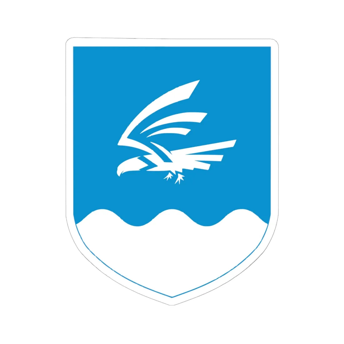 Lääneranna valla vapp (Estonia) (Coat of Arms) STICKER Vinyl Kiss-Cut Decal 6 Inch White - The Sticker Space