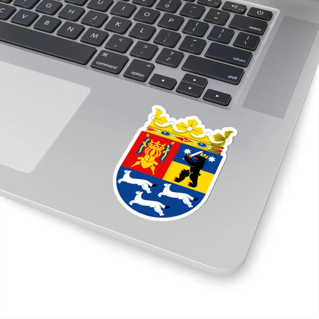 Länsi-Suomen läänin vaakuna (Finland) (Coat of Arms) STICKER Vinyl Kiss-Cut Decal - The Sticker Space