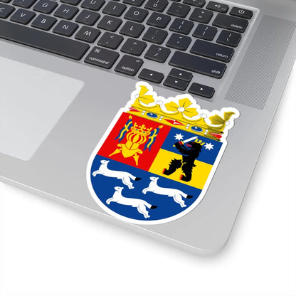 Länsi-Suomen läänin vaakuna (Finland) (Coat of Arms) STICKER Vinyl Kiss-Cut Decal - The Sticker Space
