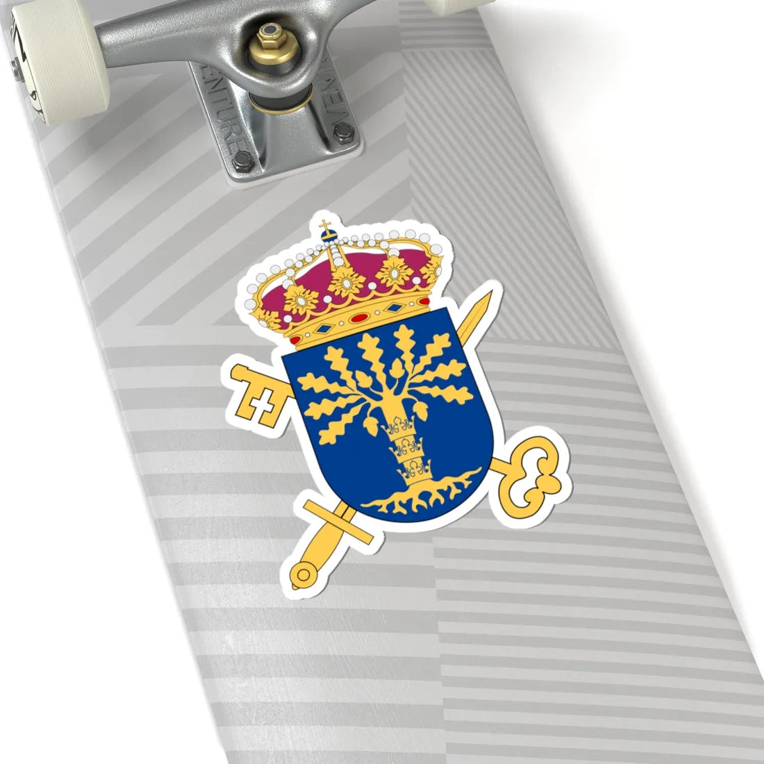 Länsrätten i Blekinge län vapen (Sweden) (Coat of Arms) STICKER Vinyl Kiss-Cut Decal - The Sticker Space
