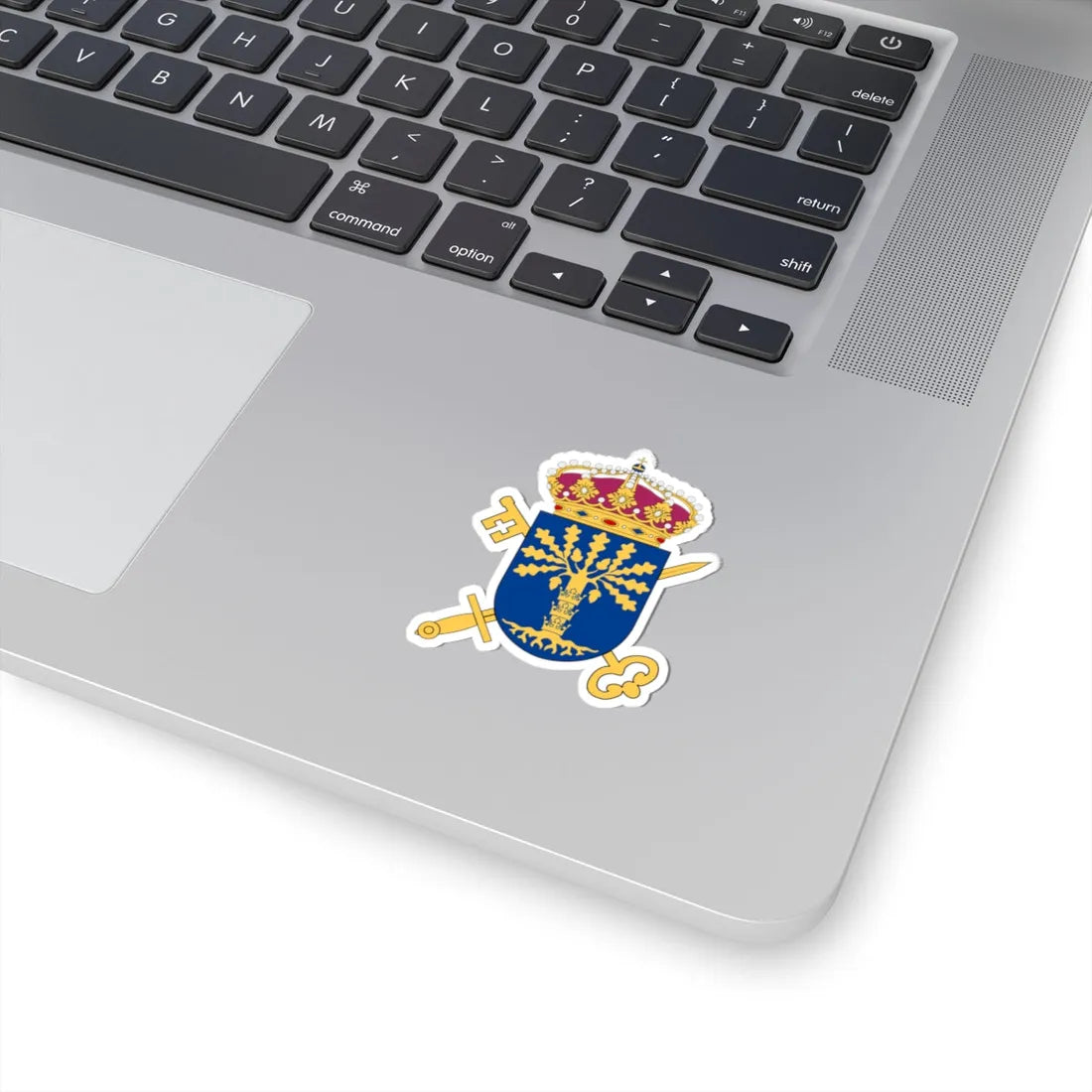 Länsrätten i Blekinge län vapen (Sweden) (Coat of Arms) STICKER Vinyl Kiss-Cut Decal - The Sticker Space