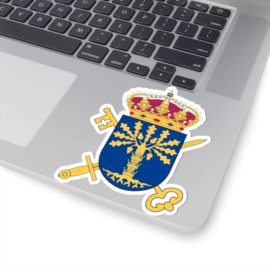 Länsrätten i Blekinge län vapen (Sweden) (Coat of Arms) STICKER Vinyl Kiss-Cut Decal - The Sticker Space