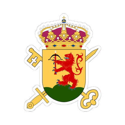 Länsrätten i Kronobergs län vapen (Sweden) (Coat of Arms) STICKER Vinyl Kiss-Cut Decal 6 Inch White - The Sticker Space