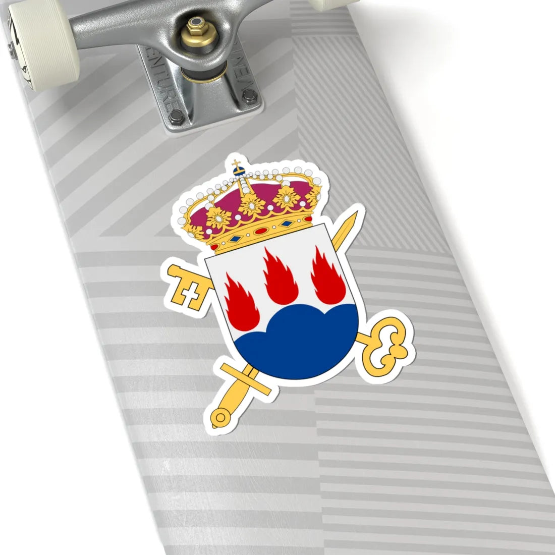 Länsrätten i Västmanlands län vapen (Sweden) (Coat of Arms) STICKER Vinyl Kiss-Cut Decal - The Sticker Space