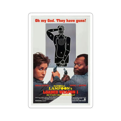 Loaded Weapon 1 1993 Movie Poster STICKER Vinyl Die-Cut Decal 4 Inch - The Sticker Space