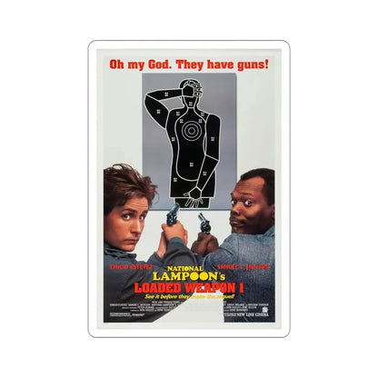 Loaded Weapon 1 1993 Movie Poster STICKER Vinyl Die-Cut Decal 5 Inch - The Sticker Space