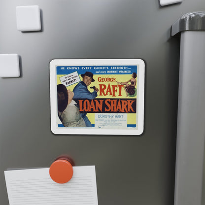 Loan Shark 1952 Movie Poster Die-Cut Magnet-The Sticker Space