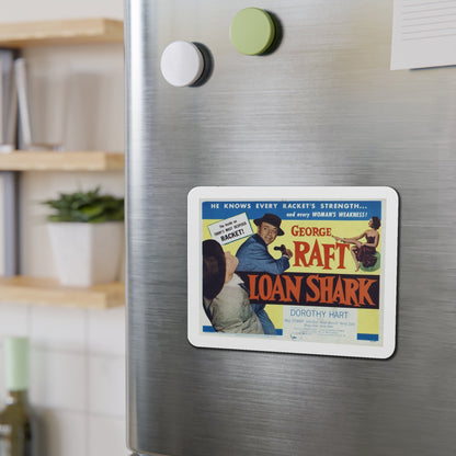 Loan Shark 1952 Movie Poster Die-Cut Magnet-The Sticker Space