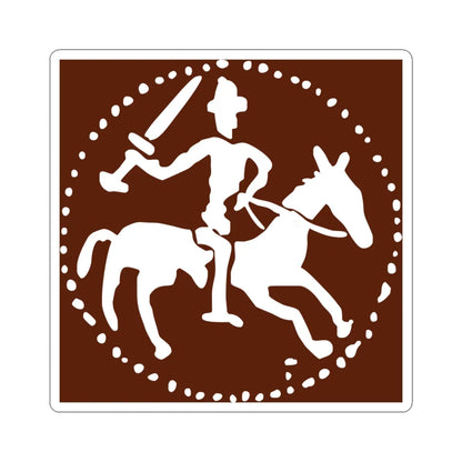 Lob Печать Лугвена Ольгердовича mini2 (Belarus) (Coat of Arms) STICKER Vinyl Kiss-Cut Decal 6 Inch White - The Sticker Space