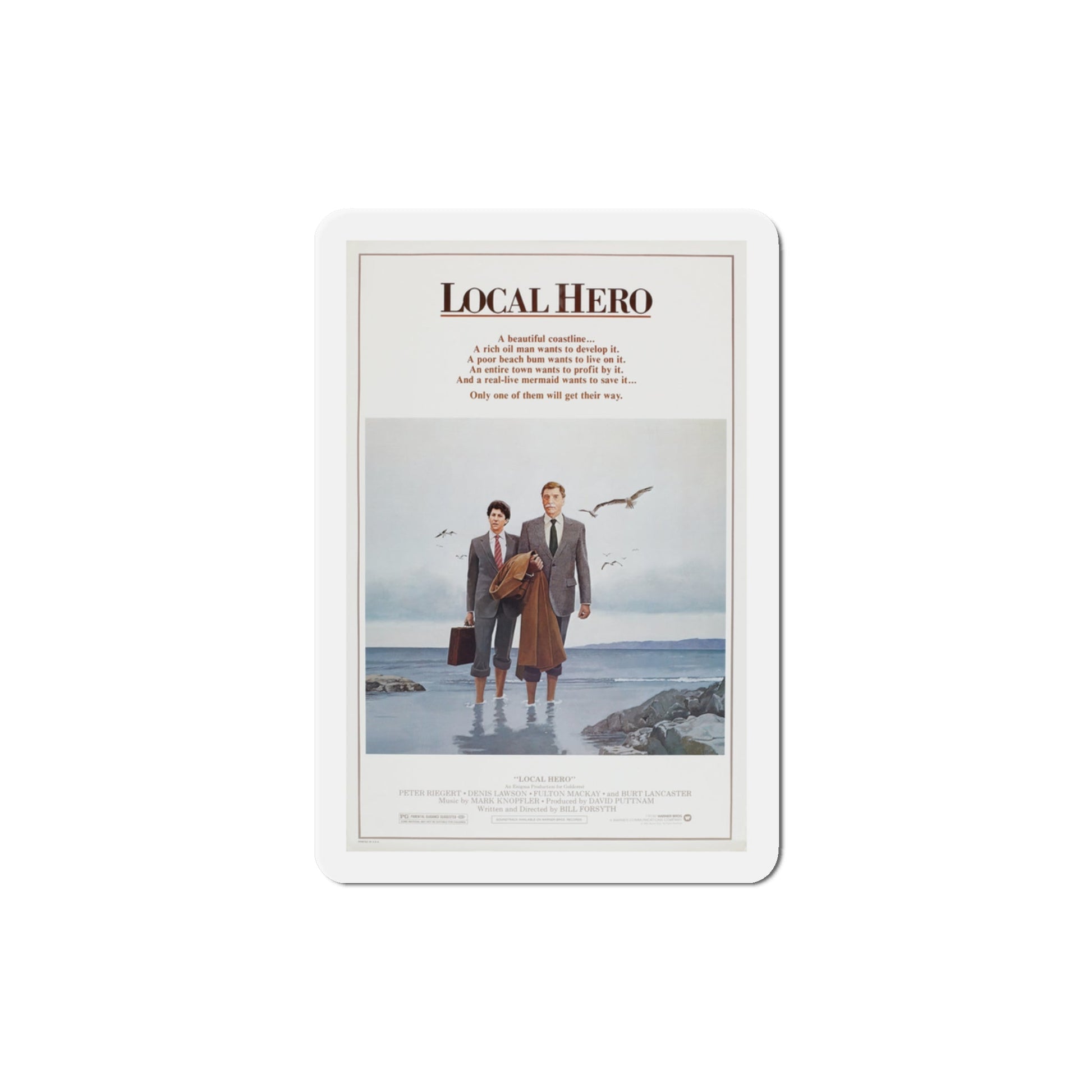 Local Hero 1983 Movie Poster Die-Cut Magnet-The Sticker Space