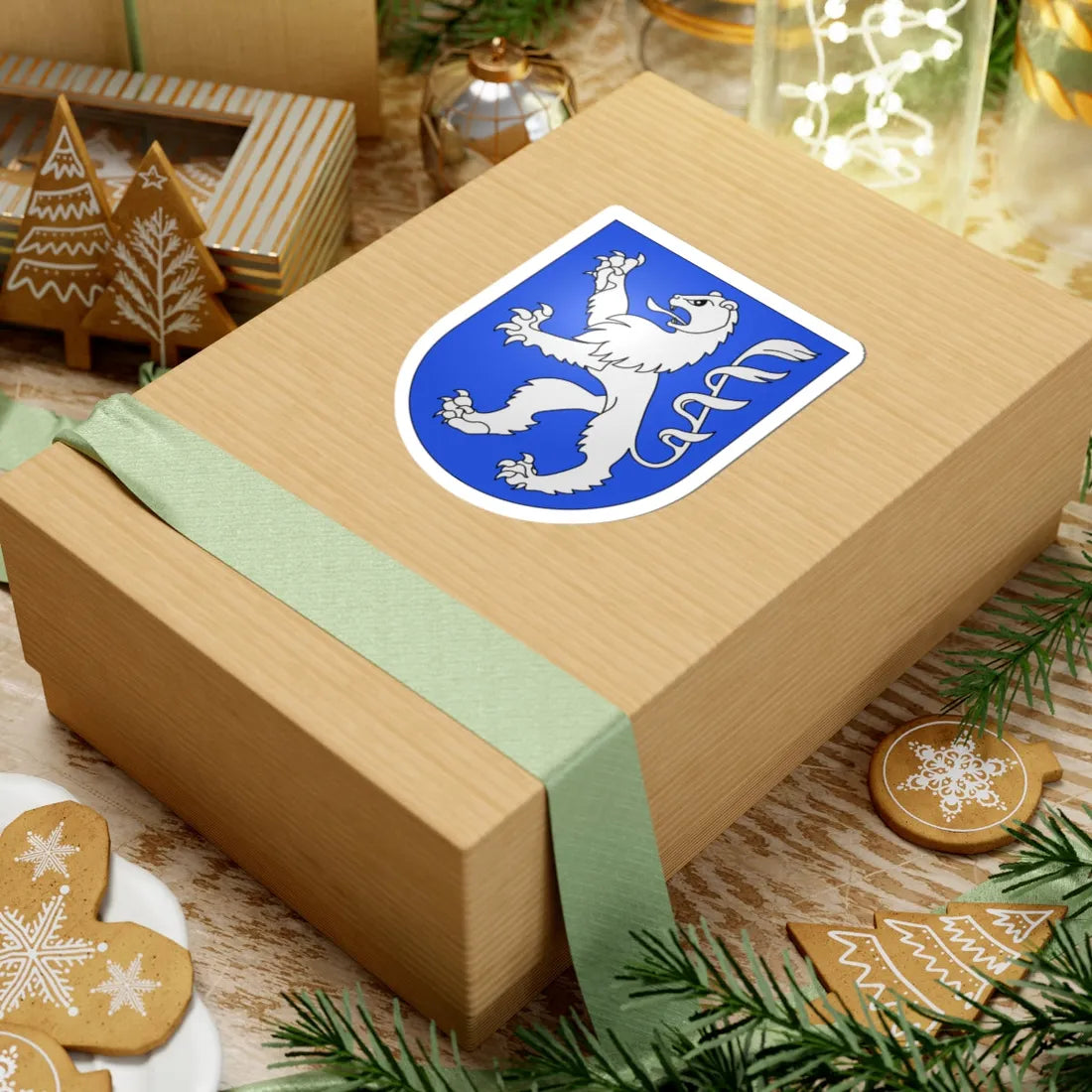 Locarno-old coat of arms (Switzerland) (Coat of Arms) STICKER Vinyl Kiss-Cut Decal - The Sticker Space