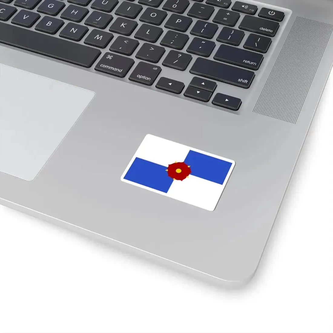 Lochristi vlag (Belgium) STICKER Vinyl Kiss-Cut Decal - The Sticker Space