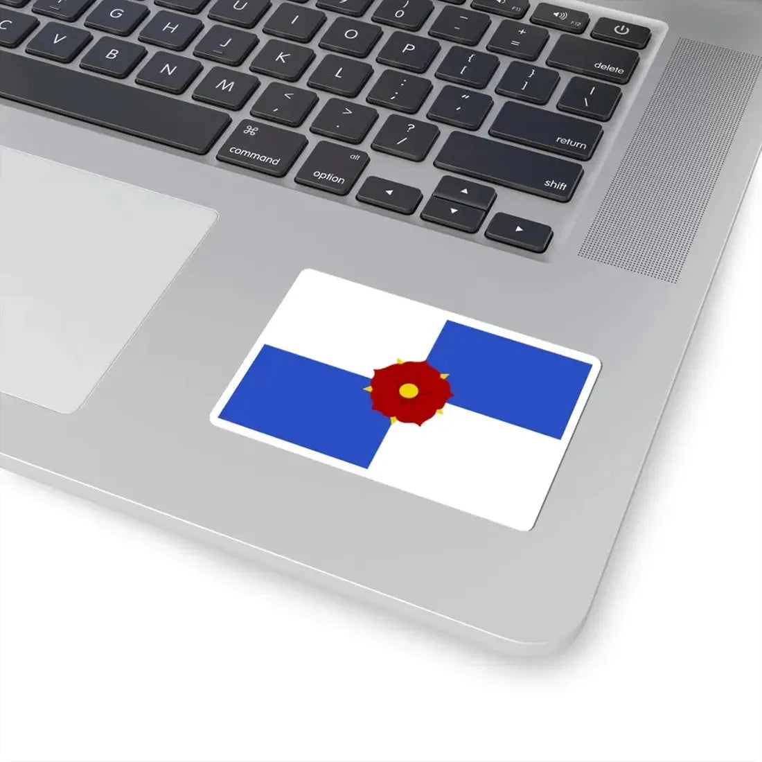 Lochristi vlag (Belgium) STICKER Vinyl Kiss-Cut Decal - The Sticker Space