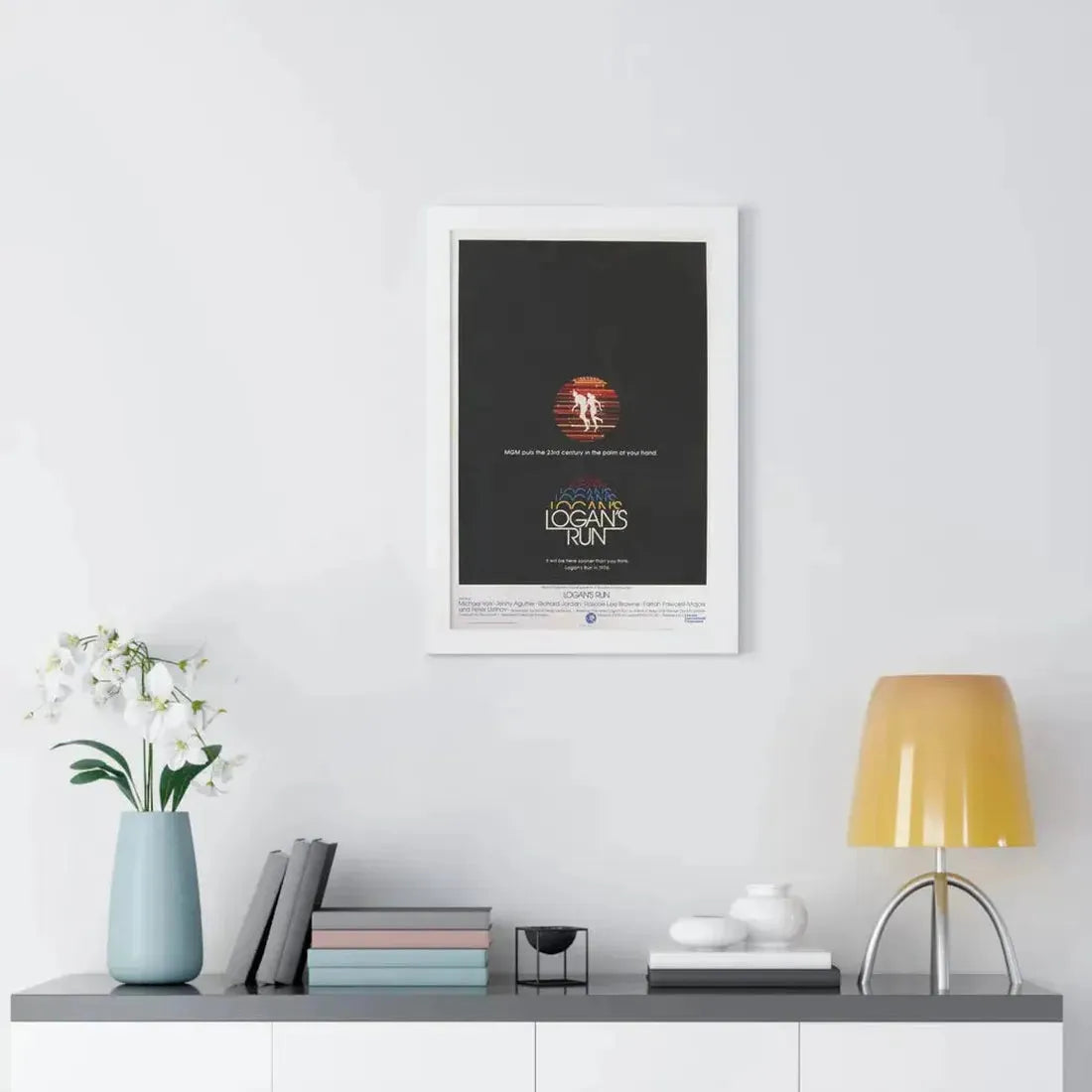 LOGAN'S RUN (TEASER) 1976 - Framed Movie Poster - The Sticker Space