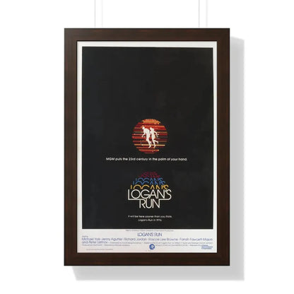 LOGAN'S RUN (TEASER) 1976 - Framed Movie Poster - The Sticker Space
