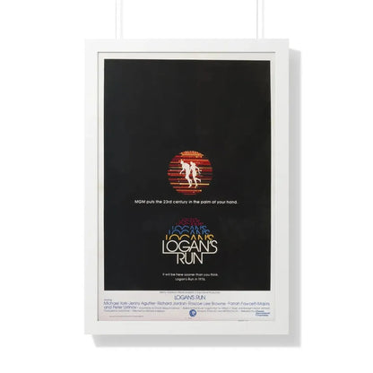 LOGAN'S RUN (TEASER) 1976 - Framed Movie Poster - The Sticker Space