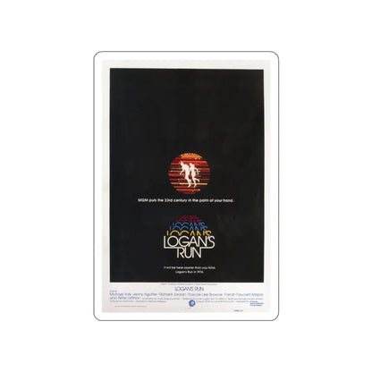 LOGAN'S RUN (TEASER) 1976 Movie Poster STICKER Vinyl Die-Cut Decal - The Sticker Space