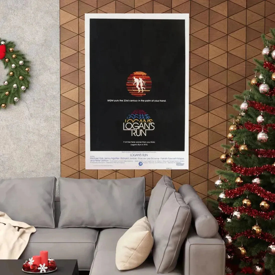 LOGAN'S RUN (TEASER) 1976 - Paper Movie Poster - The Sticker Space